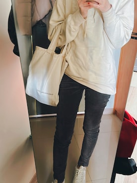 「A Day in the Life （アデイインザライフ）のアイテム」を使った、ウェイツさん（レディース・163cm）の春コーディネート