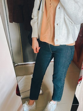 「three quarter（スリークォーター）のアイテム」を使った、ウェイツさん（レディース・163cm）の冬コーディネート