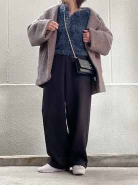 「アイテム（財布/小物）」を使った、ange⭐︎さん（骨格ナチュラル・レディース・165cm）の冬コーディネート