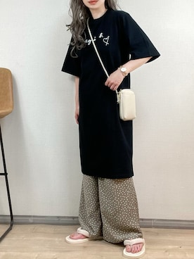 「FOSSIL（フォッシル）のアイテム（アクセサリー）」を使った、ange⭐︎さん（レディース・165cm）の夏コーディネート
