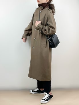 「FUDGE」｜「アイテム（その他アウター）」を使った、ange⭐︎さん（レディース・165cm）の冬コーディネート