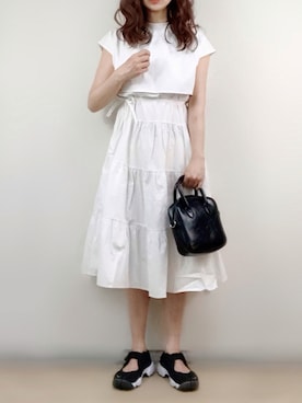 「ap retro（アプレトロ）のアイテム」を使った、ange⭐︎さん（レディース・165cm）の夏コーディネート