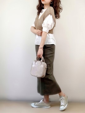 ange⭐︎さん（レディース・165cm）の夏コーディネート