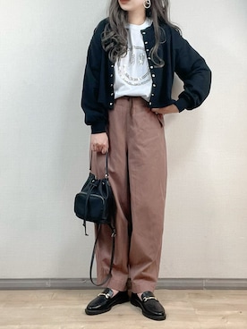 「ニコちゃん」｜ange⭐︎さん（レディース・165cm）の秋コーディネート