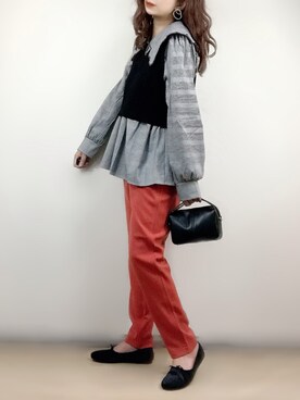 ange⭐︎さん（レディース・165cm）の秋コーディネート