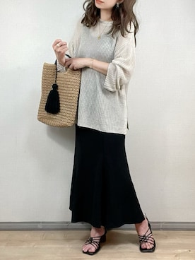 ange⭐︎さん（レディース・165cm）の春コーディネート