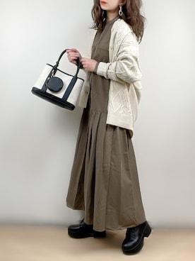 「RODE SKO」｜「アイテム（その他トップス）」を使った、ange⭐︎さん（レディース・165cm）の冬コーディネート