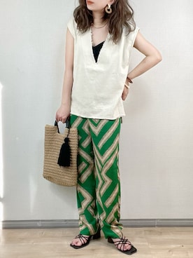 ange⭐︎さん（レディース・165cm）の夏コーディネート