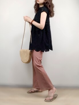 「coen by SIZU（コーエンバイシズ）のアイテム」を使った、ange⭐︎さん（レディース・165cm）の夏コーディネート