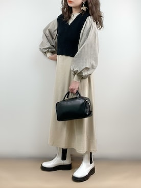 ange⭐︎さん（レディース・165cm）の冬コーディネート