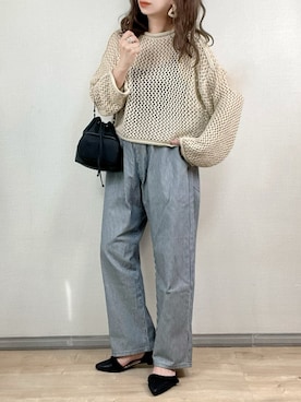 ange⭐︎さん（レディース・165cm）の春コーディネート