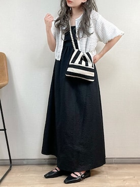 「ap retro（アプレトロ）のアイテム（ワンピース/ドレス）」を使った、ange⭐︎さん（レディース・165cm）の夏コーディネート