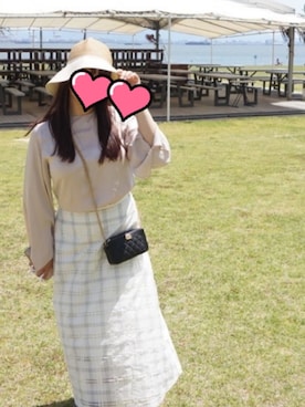 「chanel」｜「アイテム（帽子）」を使った、ERIKAさん（レディース・156cm）の秋コーディネート
