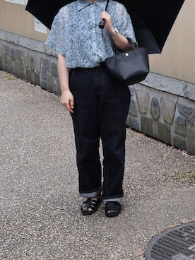 「ORCIVAL（オーシバル）のアイテム」を使った、ginayaさん（レディース・154cm）の夏コーディネート