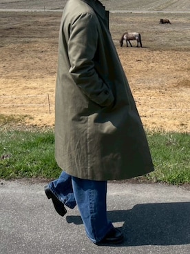 「Johnbull（ジョンブル）のアイテム」を使った、ginayaさん（レディース・154cm）の春コーディネート