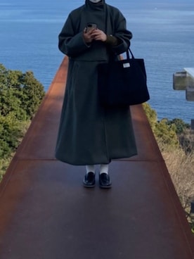 「select MOCA（セレクトモカ）のアイテム（その他アウター）」を使った、ginayaさん（レディース・154cm）の春コーディネート