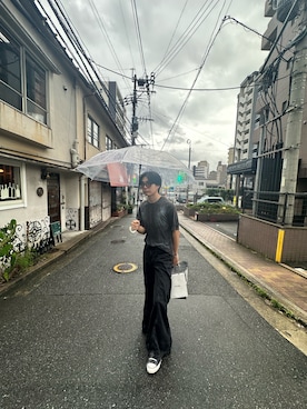 ひーくんさん（骨格ナチュラル・メンズ・174cm）の夏コーディネート