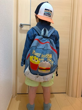 「Lee（リー）のアイテム（ジャケット/アウター）」を使った、kaochaaaanさん（キッズ・122cm）の春コーディネート