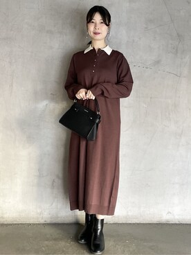 tmk107さん（レディース・156cm）の冬コーディネート