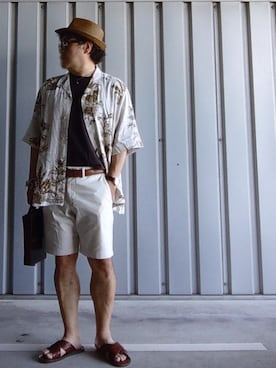 「アイテム（アナログ腕時計）」を使った、pianojaccさん（メンズ・172cm）の夏コーディネート