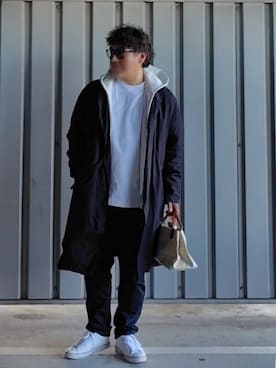 「アイテム（バッグ）」を使った、pianojaccさん（メンズ・172cm）の冬コーディネート