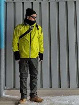 「The DUFFER of ST.GEORGE（ザダファーオブセントジョージ）のアイテム」を使った、pianojaccさん（メンズ・172cm）の冬コーディネート