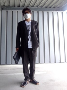 Adam Et Rope アダムエロペ のセットアップを使ったメンズ人気ファッションコーディネート Wear
