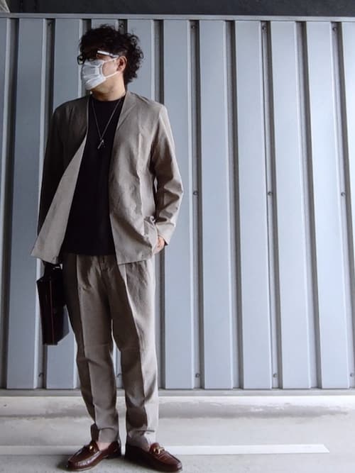 ADAM ET ROPE'（アダムエロペ）の「ノーカラージャケット