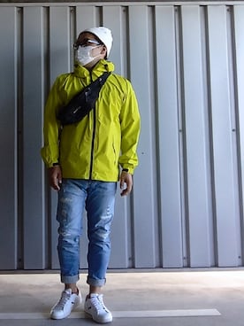 「アイテム（デニムパンツ）」を使った、pianojaccさん（メンズ・172cm）の秋コーディネート