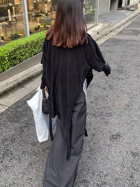 「TRAPEZE（トラピーズ）のアイテム」を使った、yingggggggggさん（レディース・158cm）の夏コーディネート