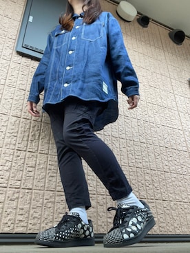 「FRAPBOIS」｜「アイテム（ブルゾン）」を使った、mikiさん（レディース・160cm）の秋コーディネート
