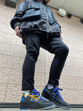 「OFF-WHITE」｜「アイテム（ジャケット/アウター）」を使った、mikiさん（レディース・160cm）の秋コーディネート