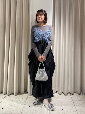 「アイテム（ワンピース/ドレス）」を使った、yuicoさん（レディース・157cm・20代）の秋コーディネート