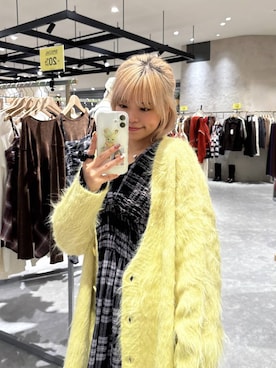 「LOWRYS FARM（ローリーズファーム）のアイテム（タンクトップ）」を使った、yuicoさん（レディース・157cm）の秋コーディネート