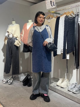 「アイテム（ワンピース/ドレス）」を使った、yuicoさん（レディース・157cm・20代）の秋コーディネート