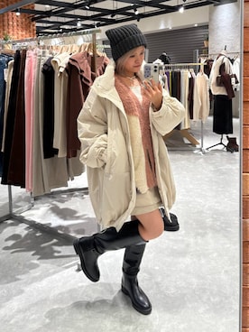 「アイテム（キャミソール）」を使った、yuicoさん（レディース・157cm・20代）の秋コーディネート