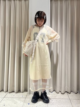 「アイテム（ワンピース/ドレス）」を使った、yuicoさん（レディース・157cm・20代）の秋コーディネート