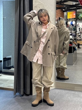 yuicoさん（レディース・157cm）の冬コーディネート