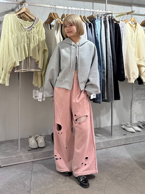 セール】リメイクスウェットワイドパンツ 288665（スウェット