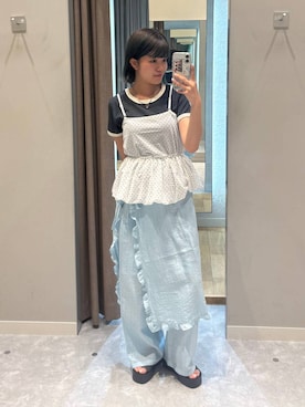 「リラックス」｜yuicoさん（レディース・157cm）の春コーディネート