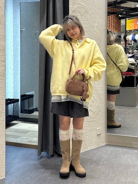 yuicoさん（レディース・157cm）の冬コーディネート