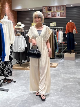 「アイテム（キャミソール、その他）」を使った、yuicoさん（レディース・157cm）の夏コーディネート