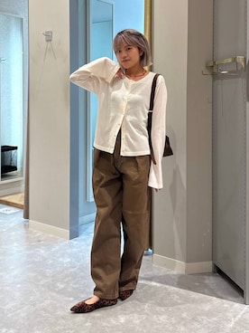 「アイテム（カーディガン/ボレロ）」を使った、yuicoさん（レディース・157cm・20代）の夏コーディネート