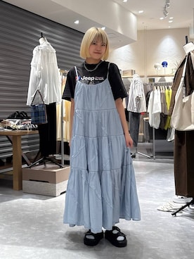 「アイテム（ワンピース/ドレス）」を使った、yuicoさん（レディース・157cm・20代）の春コーディネート