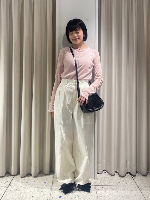 meroページ② LOWRYS FARM（ローリーズファーム）の「コットンタックワイド