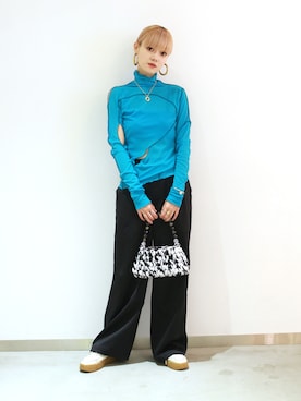 「G.V.G.V.（ジーヴィージーヴィー）のアイテム（アクセサリー）」を使った、nanaka ishiiさん（レディース・161cm）の秋コーディネート