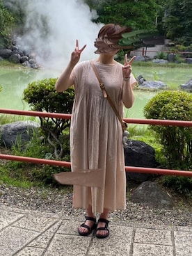 「CELINE」｜「アイテム（ワンピース/ドレス）」を使った、mayuさん（レディース・167cm）の夏コーディネート