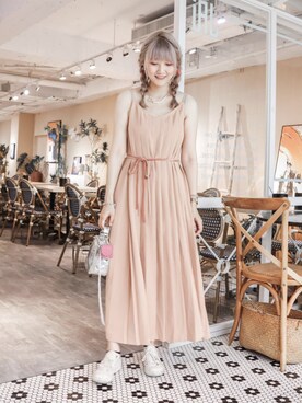 「EDT（イーディーティー）のアイテム」を使った、Yü♡さん（レディース・170cm）の冬コーディネート