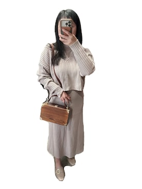「ほめられ本命コーデ」｜「アイテム（ワンピース/ドレス）」を使った、Judy🇹🇼さん（レディース・152cm）の冬コーディネート