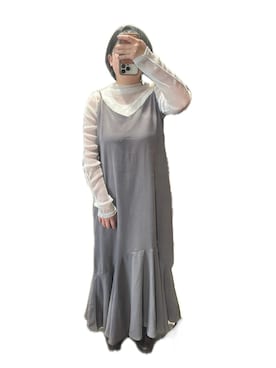 「アイテム（ニット/セーター、シルバー系）」を使った、Judy🇹🇼さん（レディース・152cm）の春コーディネート